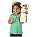 Melissa & Doug Zoo Friends Hand Puppets (Set of 4) - Elephant, Giraffe, Tiger, and Monkey