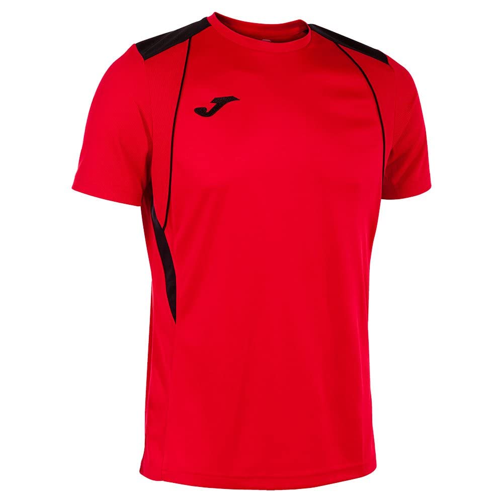 Joma Men's Championship VII T-Shirt, Red Black, L
