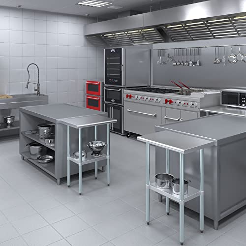 18" X 24" Amgood Stainless Steel Work Table | Nsf Metal Prep Table | Commercial & Residential Kitchen Laundry Garage Utility Bench #TOP7