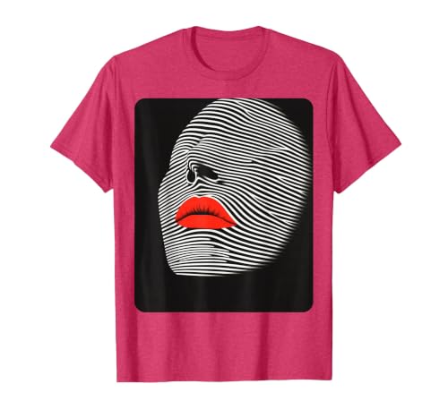 Female Women's Fashion Style Designer T-Shirt, Men, Red Heather, 3X-Large