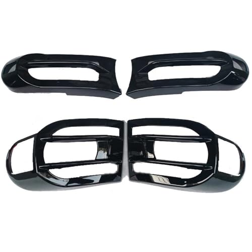 Feu arrière et phare antibrouillard noir brillant pour Toyota FJ Cruiser 2007-2014