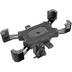 Soporte Para Celular Bicicleta Soporte para teléfono móvil para bicicleta, abrazadera giratoria antivibración para teléfono de motocicleta, soporte para teléfono celular para bicicleta, scooter, bicicleta y motocicleta