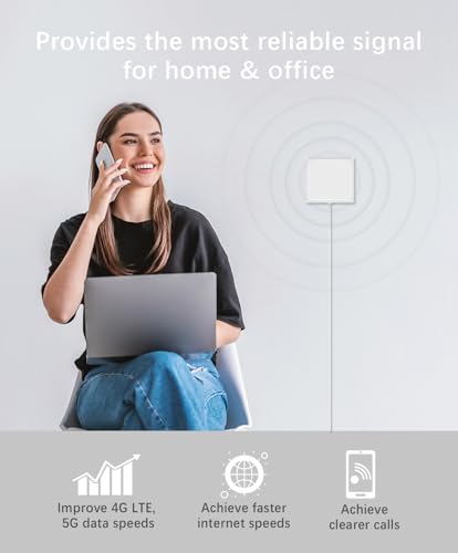 Amplificador de sinal de celular para casa - Boost 5G 4G LTE Signal para Verizon AT&T e T-Mobile - K