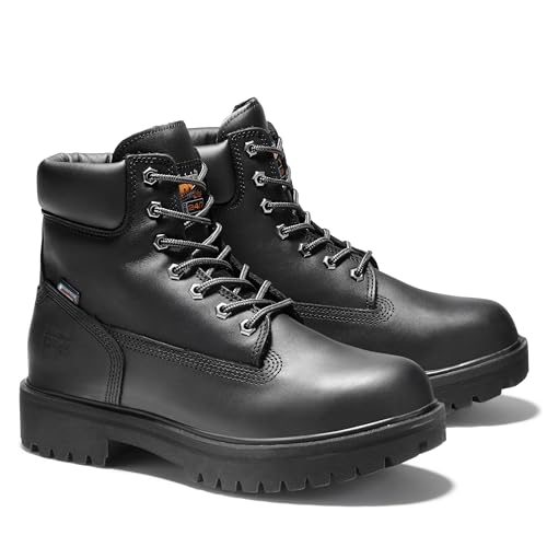 Timberland PRO Timberland PRO Men's Direct Attach 6 Inch Steel Safety Toe Insulated Waterproof Industrial Work Boot, Black-2024 NEW, 12 W