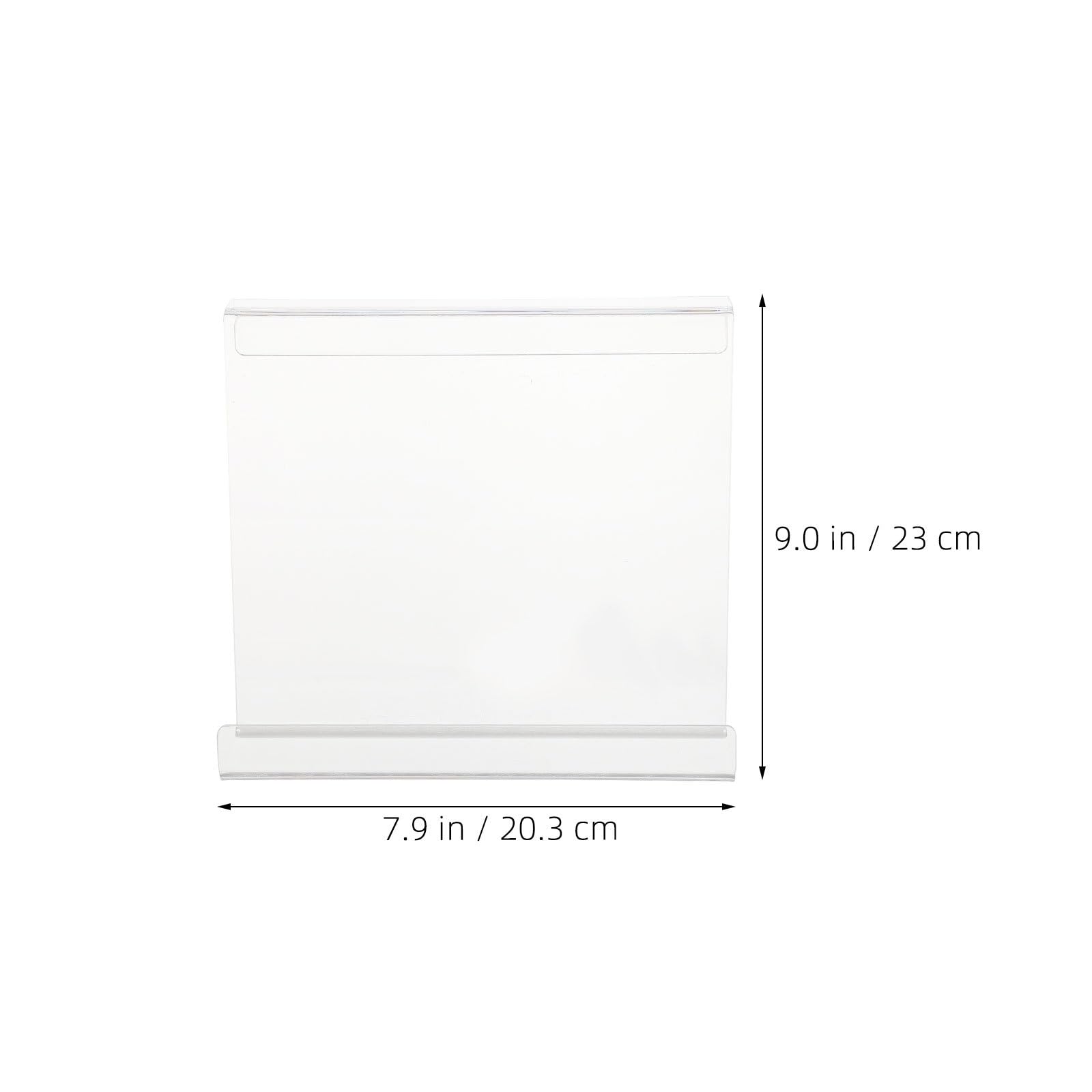 Lot de 2 Supports de Lecture pour Tapis de Course - Support de Lecture en Acrylique Transparent pour Tablette, Magazine ou Ordinateur Portable - Idéal pour Le Fitness à Domicile