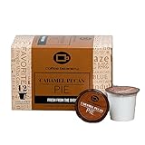 Caramel Pecan Pie Coffee Pods by Coffee Beanery | 12ct Medium Roast Arbica Coffee