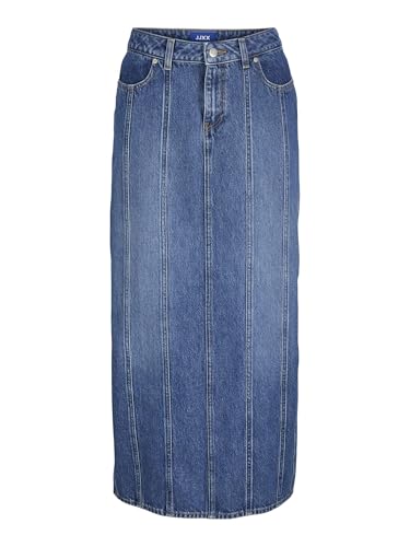 Jupe longue en denim DNM femme JJXX Jxcana jupe jean bleu