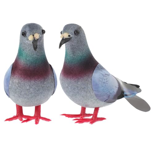 Figurine de pigeon réaliste pour égayer un jardin extérieur vide avec 10 colombes CLMJHG