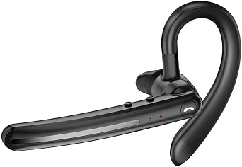 Wireless Earphone Ear-Hook Headphone Boom Mic Compatible with Nothing Phone 1, Handsfree Single Headset Over The Ear Earbud