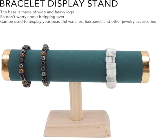 Image of Jewelry Storage Display Stand for Bangles Bracelets Watches (1 Roll T Green W)