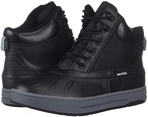 Nautica Men's New Bedford Ankle Boot, Black Smooth, 11 Medium US | Image 6