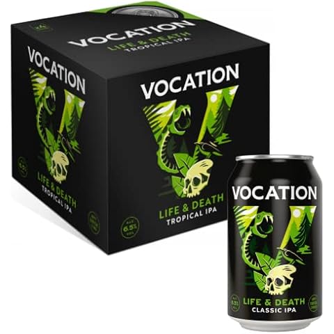 Vocation Brewery Life & Death IPA Craft Beer, 4 x 330ml Cover