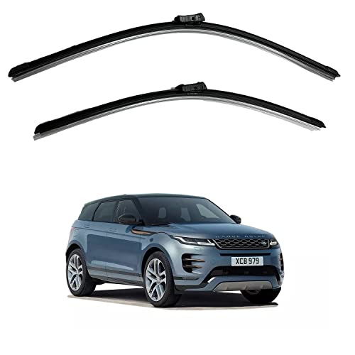 Image of Oshotto Frameless (O.E.M Type) Wiper Blades Compatible with RANGEROVER Evoque (24 inch / 21 inch)