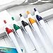 12Pcs Ballpoint Pen Office Signing Pen Retractable Ballpoint Pen Refillable Write Smoohtly Business Pen