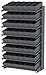 Akro-Mils / Myers Industries - APRS18168GRY - 36-3/4 x 18 x 60-1/4 Single Sided Pick Rack with 900 lb. Load Capacity, Gray Rack/Gray Bins
