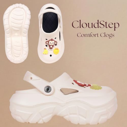 Image of TRASE Windy Clogs for Women | Adjustable Back Strap Clog | Comfortable, Light Weight & Waterproof Mules for Women | Stylish and Anti Skid Women Clogs