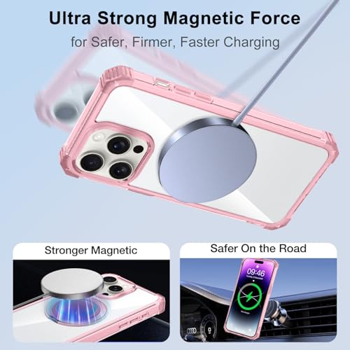 Coque iPhone 14 Pro rotative pour éviter les chutes et charger sans fil