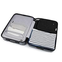 BAGSMART Kulturbeutel kulturtasche Damen, Kulturtasche zum Aufhängen, Toiletry Bag Kosmetiktasche Reise Waschtasche Transparent für Makeup,Toilettenartikel (L-Schwarz) – Ansicht 7