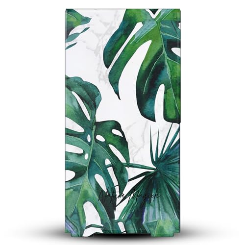 Enveloppement Xbox Series X feuillage vert pour salon design - 5