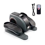 Mobiclinic® Fitness, Pedaleador eléctrico, Veleta, 10 velocidades, 3 programas, Pedales estáticos, Pantalla LCD, 60w, Resistencia Ajustable, Mando, Antideslizantes, Motor silencioso