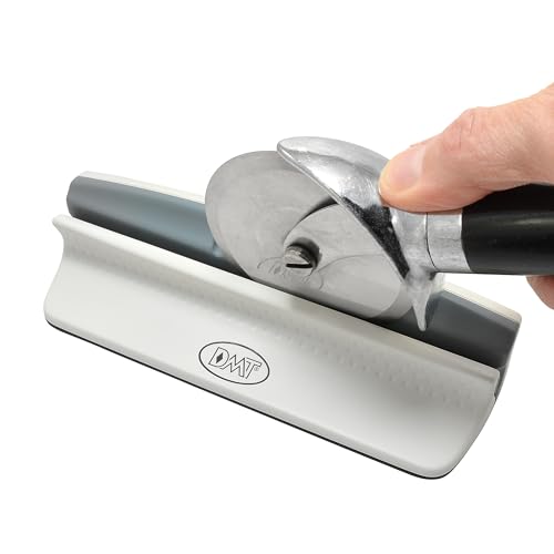 DMT EdgeSharp Pizza Wheel Cutter & Knife Sharpener Diamond Slot for Rotary Blades Coarse/Fine Knife Slots Non-Slip Pads