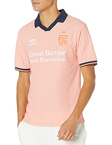 Umbro Men's Coral Studio Jersey, Living Coral X-Large