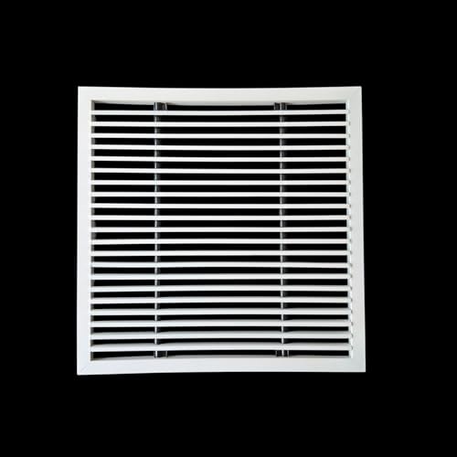 Image of Premium Central air Conditioning Grille- Linear Bar Grilles - Aluminium Powder Coated Grill, Ventilation Grill, Home Grill, ac Jali, Grill for Wall, Sidewall and Ceiling (12 inch * 12 inch)