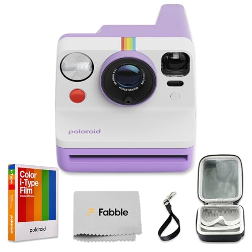 Polaroid Now Generation 3 I-Type Instant Camera (Purple) Bundle with Color I-Type Film (8...