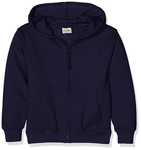 Image of AWDis Boy's Kids Zoodie Hoodie, Blue (Oxford Navy), X-Large