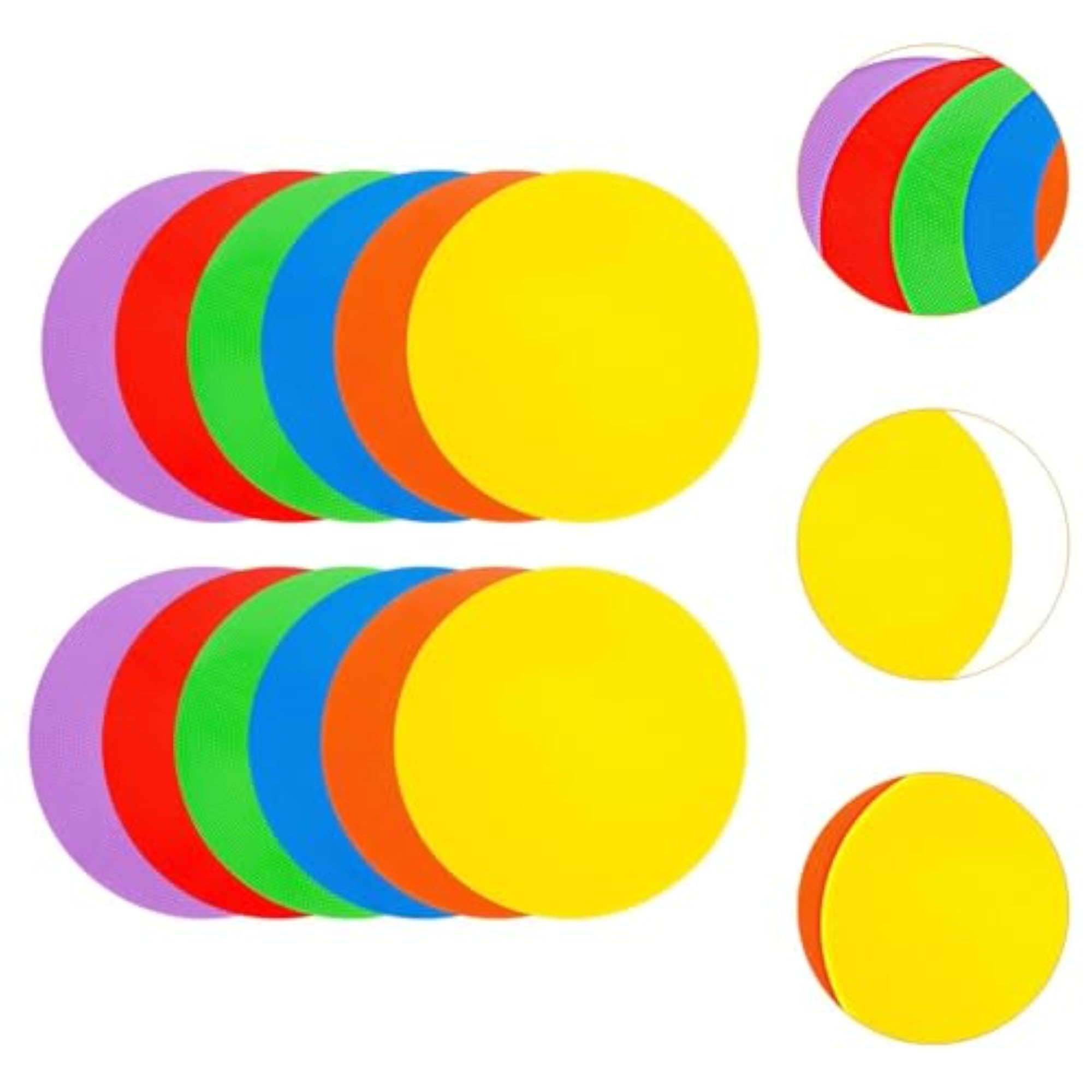12pcs Training Spots Markers for Basketball and Soccer Practice