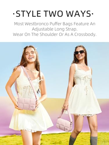 Image of WESTBRONCO Small Crossbody Bags for Women, Shoulder Handbags, Satchel Purse with Adjustable Strap