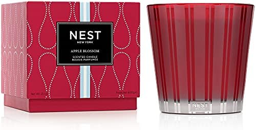 NEST Fragrances Apple Blossom Scented 3-Wick Candle, 21 Ounce