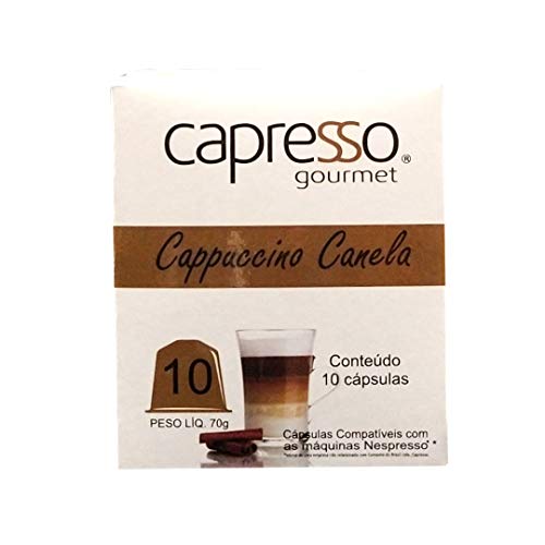 CAPUCCINO CANELA EM CÁPSULAS CAPRESSO GOURMET