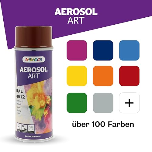 DUPLI-COLOR AEROSOL ART RAL 8012 Rotbraun glänzend 400 ml - Sprühfarbe – Ansicht 5