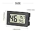 Qooltek Mini Digital Hygrometer Thermometer Indoor Humidity Monitor with Temperature Humidity Gauge Meter for Cars Incubators and Brooders Climb Pet (Fahrenheit)
