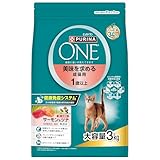 ピュリナ ワン キャット ドライ 美味を求める成猫用 １歳以上 サーモン＆ツナ ３ｋｇ