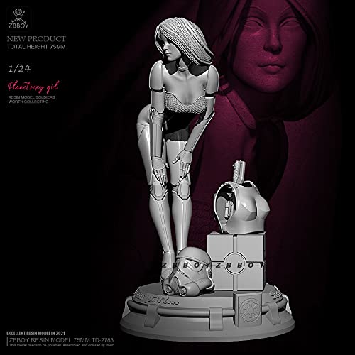 Amazon | 1/24 75mm ストームトルーパーを率いる女性隊長 キャプテン 