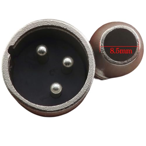 Adaptador XLR macho a jack hembra 6.35mm, pack 2 miniatura 5