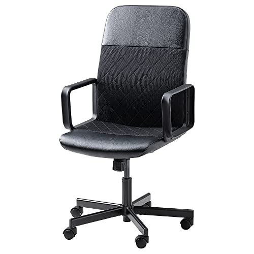 Silla giratoria RENBERGET, color negro Bomstad