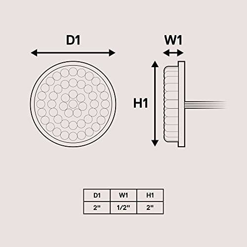 TRUE MODS 2" 1157 Front Amber + White LED Turn Signal & Running Light for Harley Davidson [Pair Set] [Black-Finish] [Bullet Style] For Sportster Street Glide Road King Softail Electra Heritage