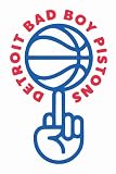  Detroit Pistons Notebook: Minimalist Composition Book  100 pages  6\" x 9\"  Collage Lined Pages  Journal  Diary  For Students, Teens, and Kids  For School, College, University, School Supplies