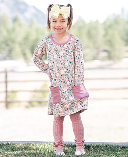 Image of RuffleButts Baby /Toddler Girls Footless Ruffled Tights