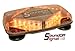Sound Off Signal EPL7M+AC Pinnacle Magnetic Mount Mini LED Light Bar with Clear Lens and Amber LEDs