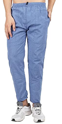 Image of Men's Cotton Checkered Pajama,