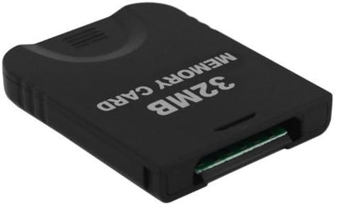 32MB GC Memory Card for Nintendo Wii GameCube, Black