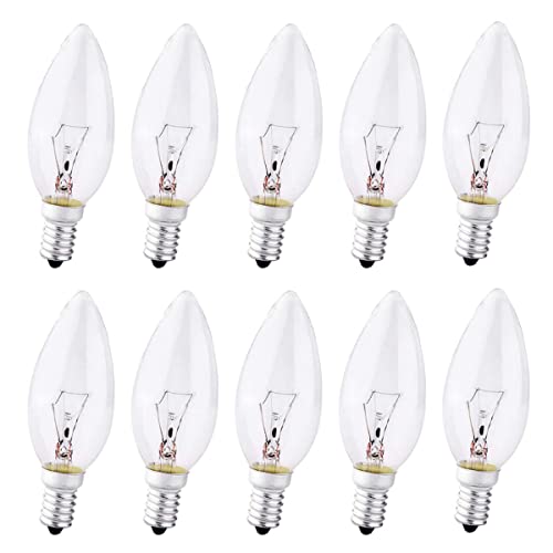 FanciBuy Dimmable Candle Bulbs 10 Pack E14 Small Screw Light Bulb Warm White 2700K 230V