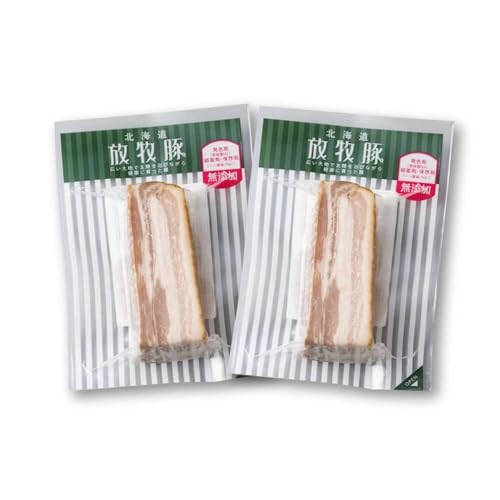 放牧豚 ベーコンブロック 計360g(180g×2)