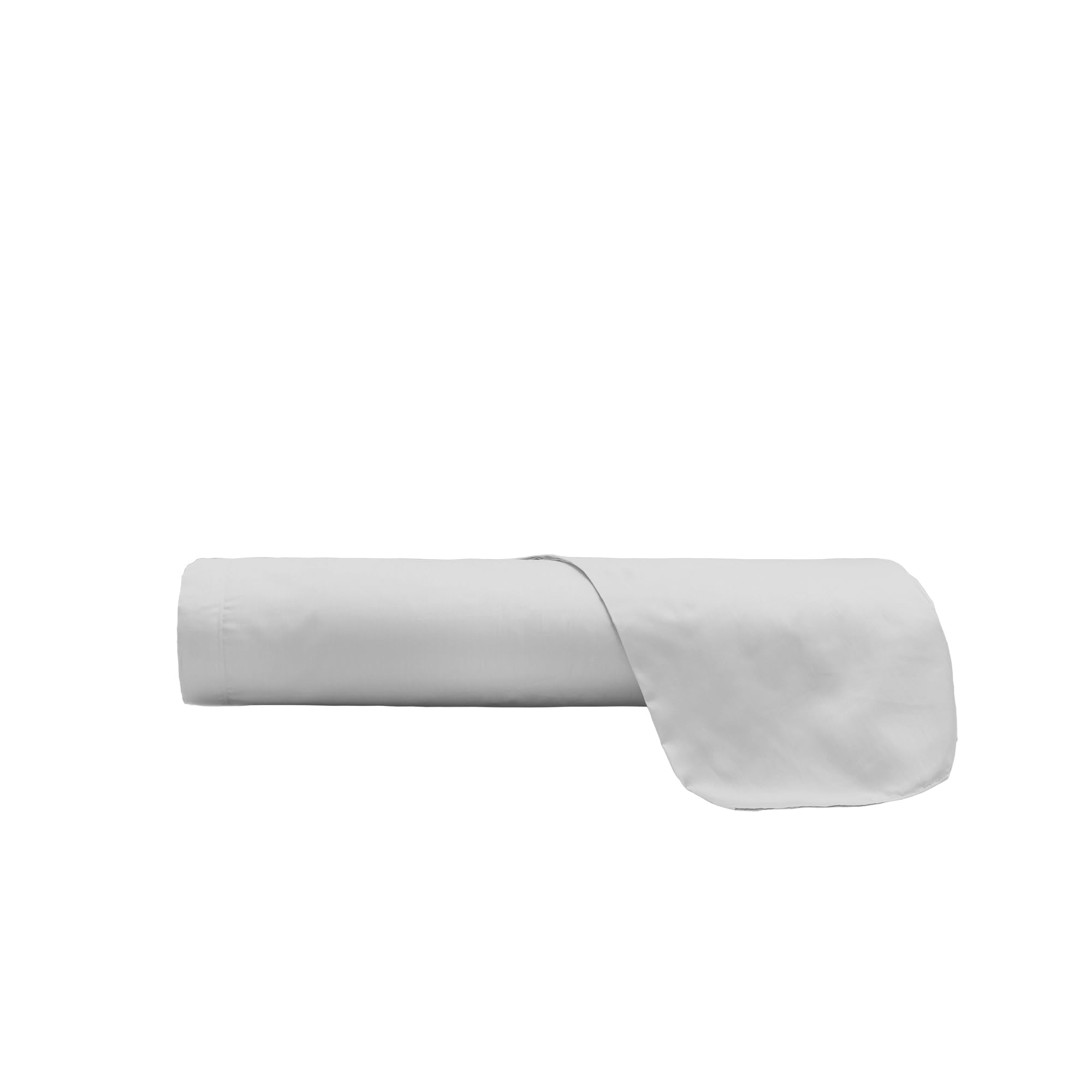 MAX COLOR Top Sheet, 100% Cotton, Plain, Light Grey, Single 150 x 300 cm, Bright Grey (Ral 7035), Singolo 150x300cm - Image 3