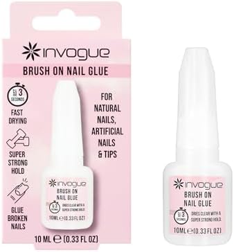 Invogue Brush on Nail Glue 10 ml
