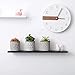T4U 4 Inch Cement Pot Grey Set of 3, Small Concrete Succulent Round Planter Vase Plant Herb Cactus Container Window Box Holder for Home and Office Decor Birthday Wedding (No Hole)